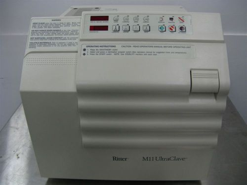 Ritter Midmark M11 Ultraclave Sterilizer Autoclave Refurbished 6 Month Warranty