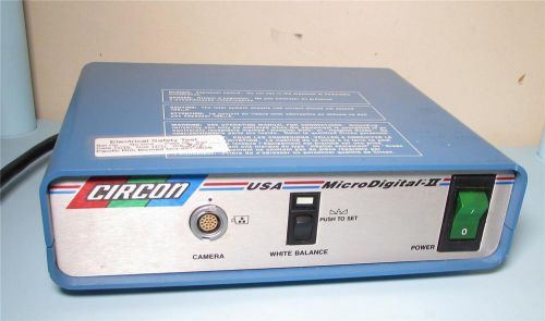 Circon MV-9904 MicroDigital II Color Camera Unit Video Endoscopy
