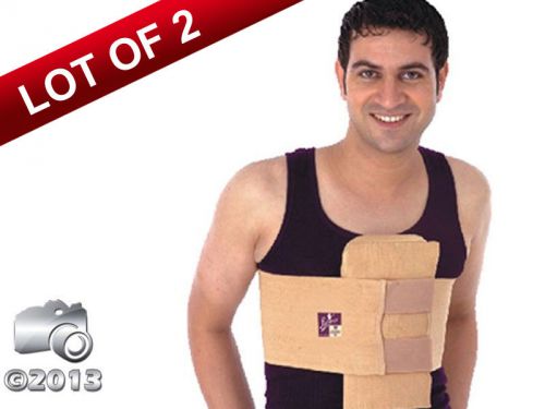 PACK OF 2 CHEST SUPPORTS SOFT FOAM PADDED FOR MILD COMPRESSION SUPPORT (XXL)