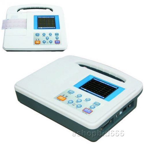 3.5  inch lcd portable digital 1-channel electrocardiograph ecg machine ekg-901 for sale