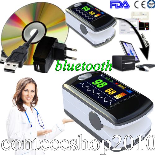 New,color oled fingertip pulse oximeter cms50ew sleep study ,ce, bluetooth for sale