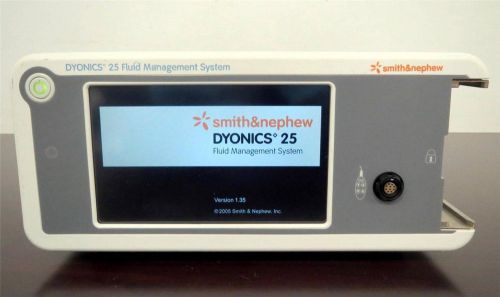 2006 Dyonics 25 Fluid Management System 7211010 Software Version 1.35 WARRANTY