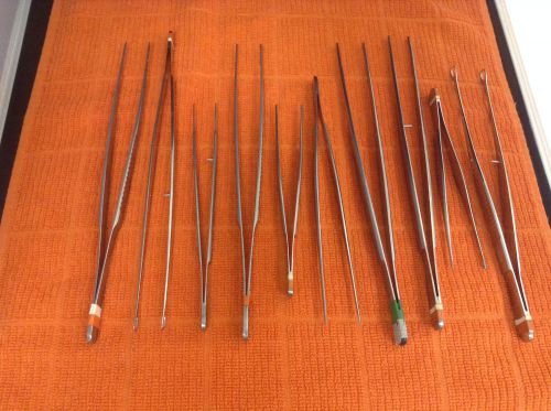 ASSORTED LOT OF 10 TISSUE FORCEPS