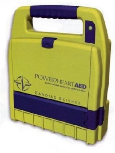 Cardiac science 9200rd aed + wall cabinet + carry case for sale