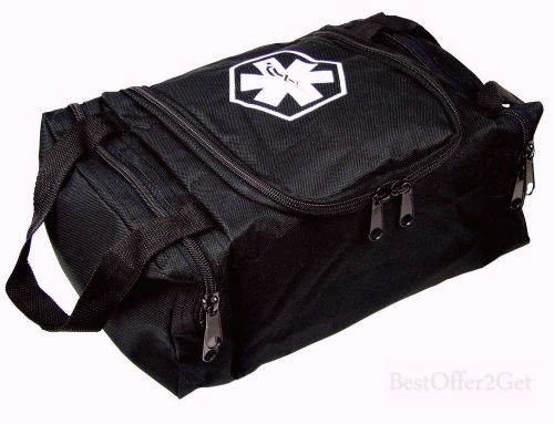 EMT First Aid Kit Medical Bag Trauma Responder Emergency Medic EMPTY BAG, Black