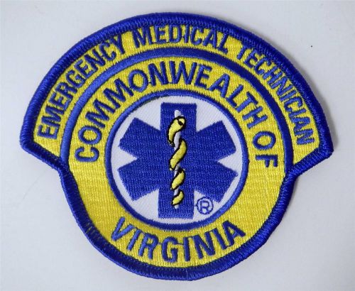 Virginia VA Commonweatlh EMT Patch