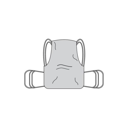 Drive Medical 1 Piece Commode Sling - Positioning Strap &amp; Commode Cutout  Option