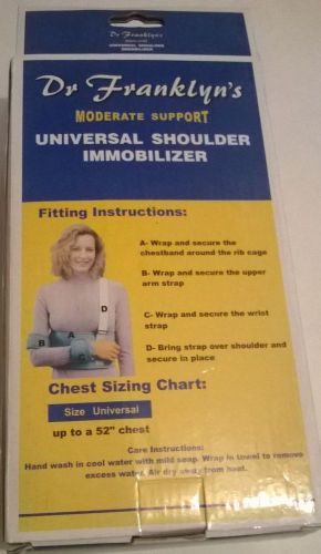 New DR Frankly Universal Shoulder Immobilizer With Plush Wrist and Humeral Cuffs