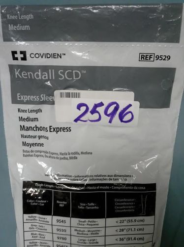 9529 covidien kendall scd express sleeves for sale