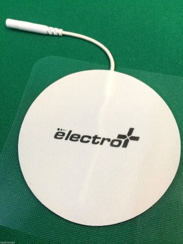 White Foam 40 Electrode Stim Pad Round 2.75&#034; Physical Therapy Chiropractic TENS