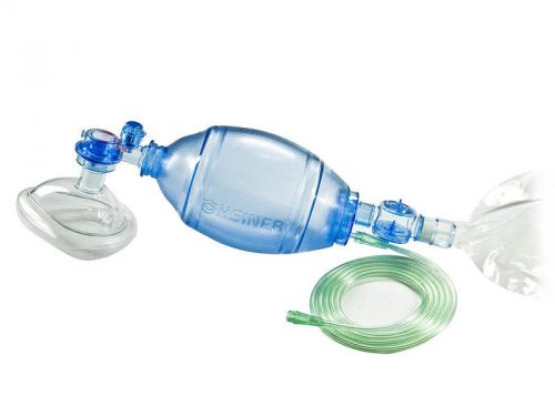 2 resuscitator 1500ml manual ambu bag respiration cpr first aid kit - ce mark for sale
