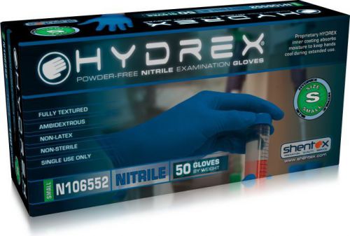 Blue disposable nitrile w/ lining latex-free 500 gloves many sizes dental auto for sale