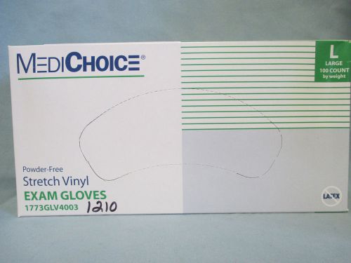 1773glv4003 medichoice vinyl exam gloves for sale