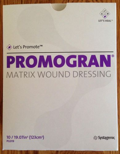 Promogran large 19.07 in systagenix matrix wound dressing - box of 10 for sale
