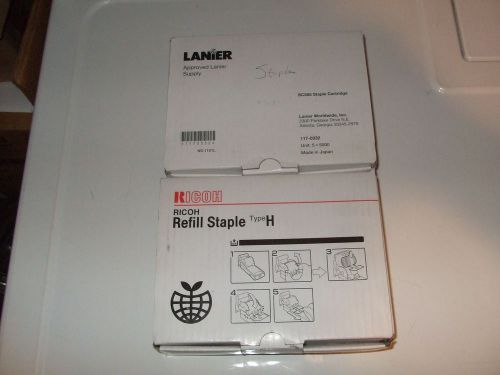 2 BOXES RICOH/LANIER REFILL STAPLES TYPE H AND SC585