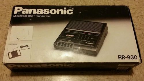 Panasonic RR-930 Microcassette Transcriber/Recorder BRAND NEW