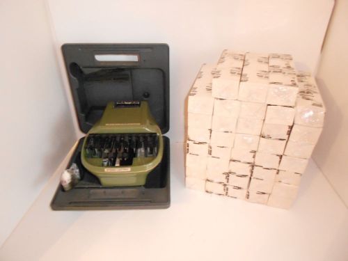 VINTAGE STENOGRAPH REPORTER  MODELWith Case &amp; 38 Packs of Paper(NIP) GREAT GIFT