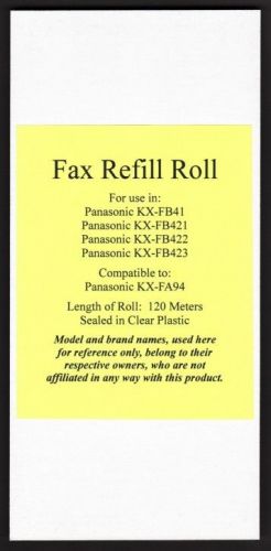 KX-FA94 Fax Film Refill Roll for Panasonic KX-FB41 KX-FB421 KX-FB422 KX-FB423