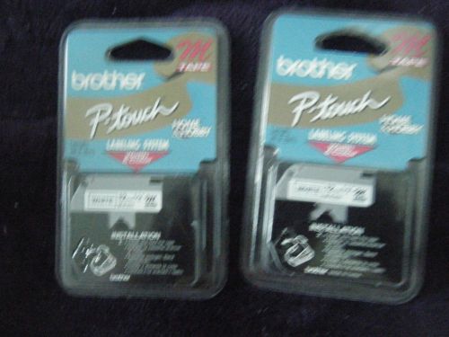 2 Brother T-Touch white M-231 M-Tape