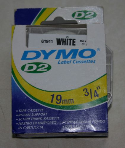 dymo D2 32mm White Label tapes White for Dymo labeling machines