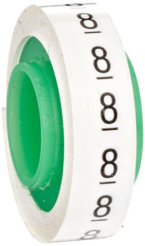 3M Scotch Code Wire Marker Tape Refill Roll SDR-8, Printed with &#034;8&#034; (Pack of 10)