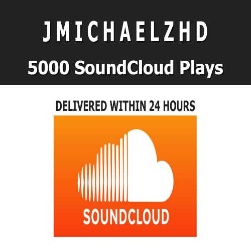 5000 SoundCloud Plays (Delivered within 24hours)