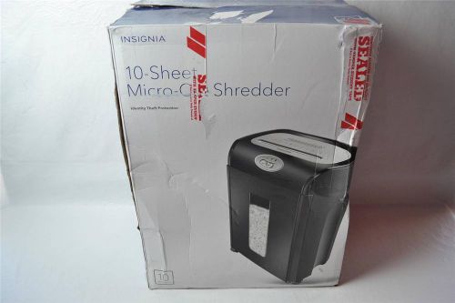 Insignia NS-PS10MC 10-Sheet Microcut Shredder