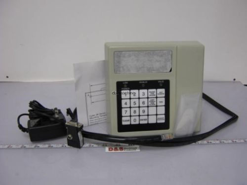 New ats 3500/101 digital time clock rs-232, card swipe w/power supply for sale