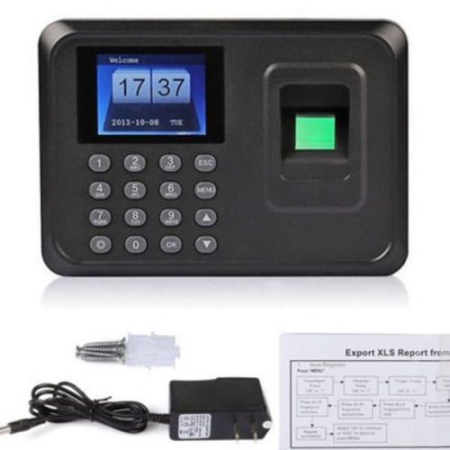 USB TCP/IP Password Fingerprint Time Recorder Clock Attendance Employee Salary 1