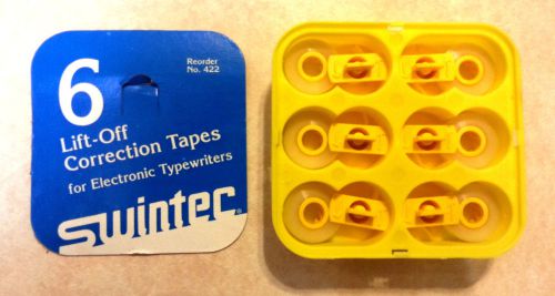 Swintec sws422 typewriter lift-off tape, box of 6, reorder no. 422 for sale