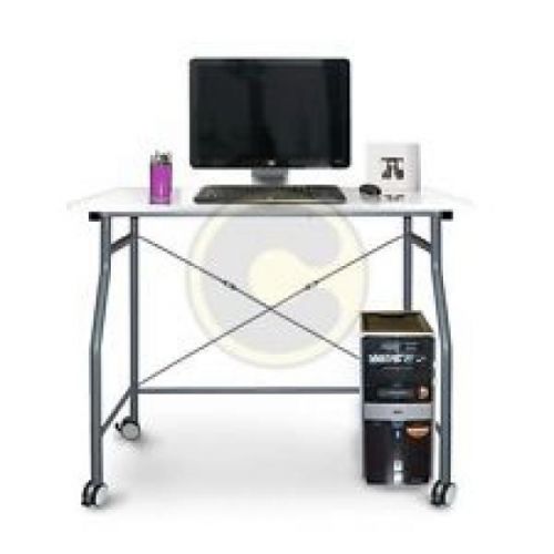 (79000) scrivania portacomputer hit colore bianco cm 100x60 arredo per ufficio p for sale