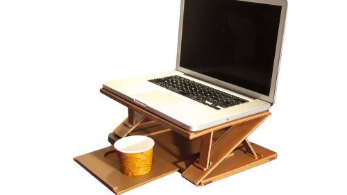 LiteGear Design Camel Leather (Vegan) Aero-Tray Lap Desks AT-1040 NEW