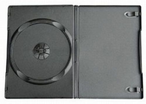 30 standard black single dvd cases - 14mm - also work for cds for sale