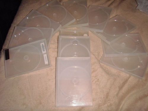 15 CD, DVD, Blueray plastic jewel cases