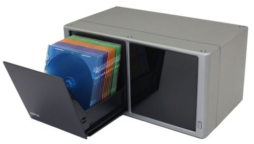 One touch cd storage box,cdb-24, dark silver, brand new, very unique design,lqqk for sale