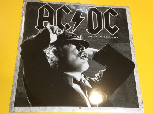 CALENDAR OFFICIAL 2015 AC/DC ACDC MUSIC GROUP HEAVY METAL 12 MONTH CALENDER