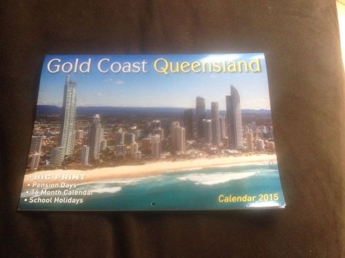 Australian Queensland 2015 Calendar  16 Month With Aussie Holidays New