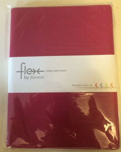 First Edition Filofax Flex A5 Notebook Cover - Magenta, new with packaging