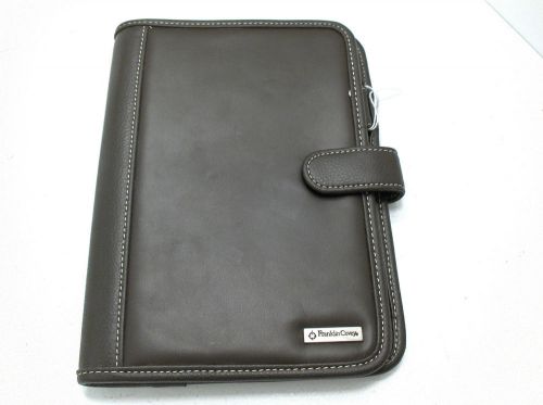 Brown Franklin Covey COMPACT Porfolio Binder- No Rings