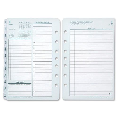 Franklin Covey Compact Daily Planner Refill