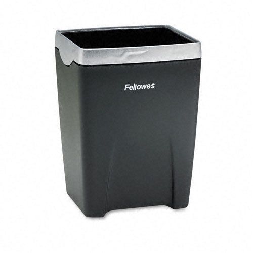 Fellowes Office Suites Divided Pencil Cup, Plastic, Black - FEL8032301