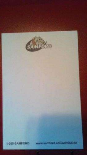 One Samford University Note Pad NEW