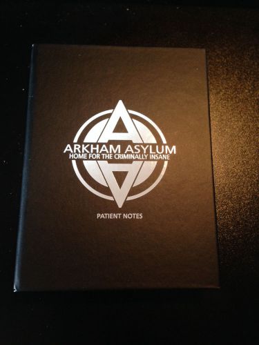 Batman Arkham Asylum Patient Notes Post Its Sticky Notes Hardcover Gotham Promo