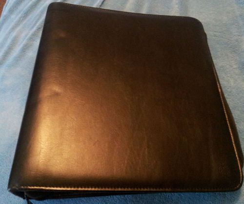 Leatherbound 3 ring notebook
