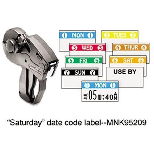 Monarch marking 925209 freshmarx freezx color coded labels, saturday, white, for sale