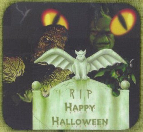 ZOMBIE GHOST GHOUL GOBLIN HALLOWEEN Heavy Rubber Backed Mousepad #0737