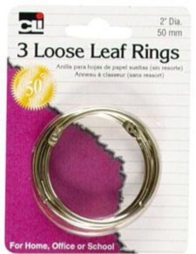 Charles Leonard Rings Loose Leaf 2&#039;&#039; 3 Count