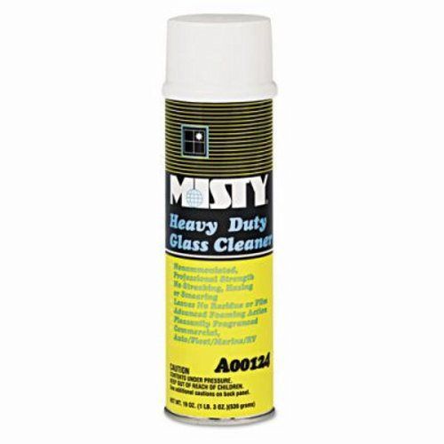 Misty Heavy-Duty Glass Cleaner, 12 Cans (AMR A124-20)