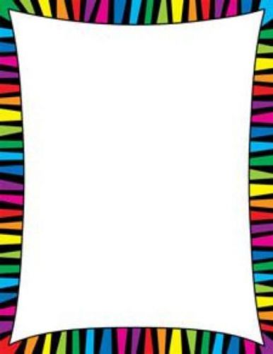 Creative Teaching Press Rainbow Stripes Computer Paper