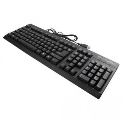 Q Connect Keyboard - Black  Ref : KF00779